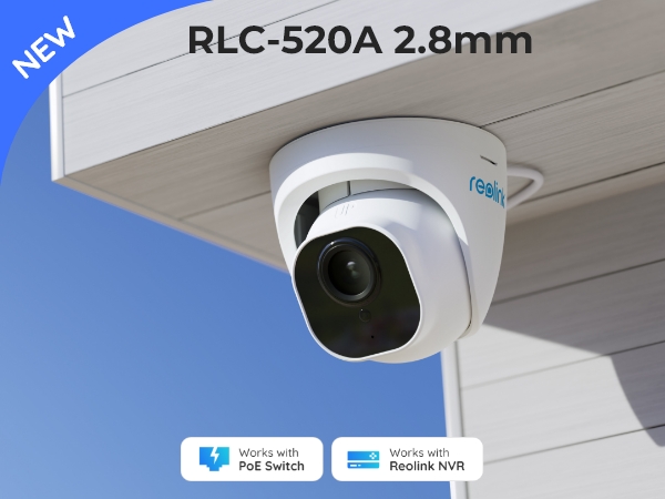 Reolink RLC-520A (S324): 5MP Gece Görüşü, Akıllı Algılama ve Dayanıklı Tasarım